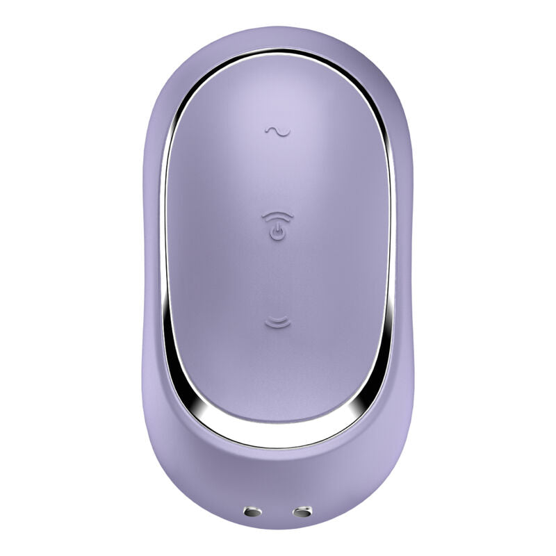 SATISFYER - PRO TO GO 2 DOPPIO STIMOLATORE E VIBRATORE AIR PULSE VIOLA