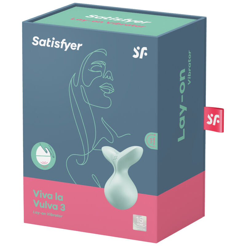 SATISFYER - VIVA LA VULVA 3 VIBRATORE E STIMOLATORE CLITORIDE VIOLA