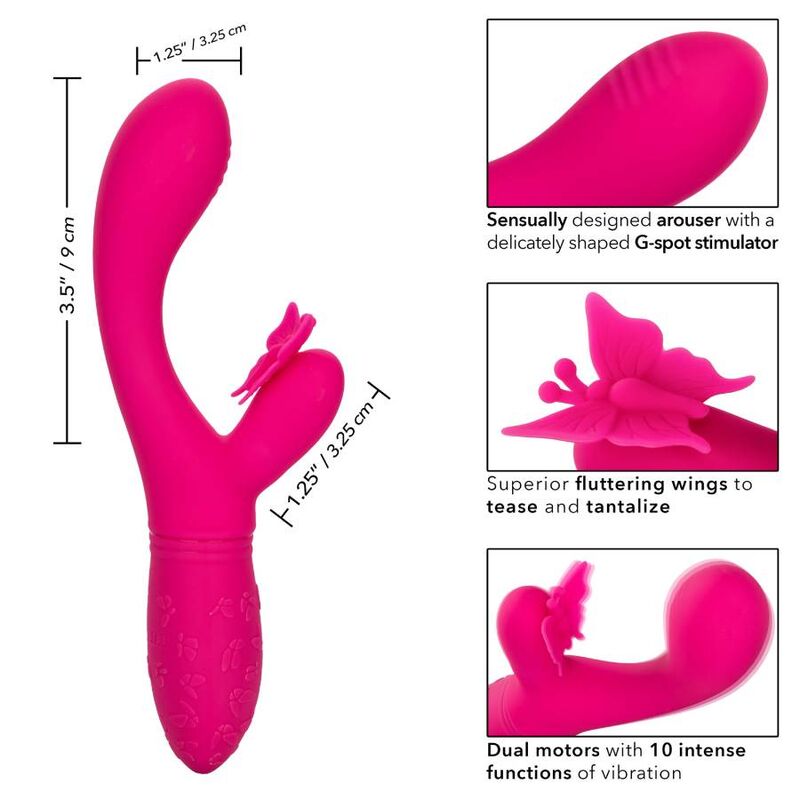 CALEXOTICS - BUTTERFLY KISS FLUTTER MASSAGGIATORE ROSA