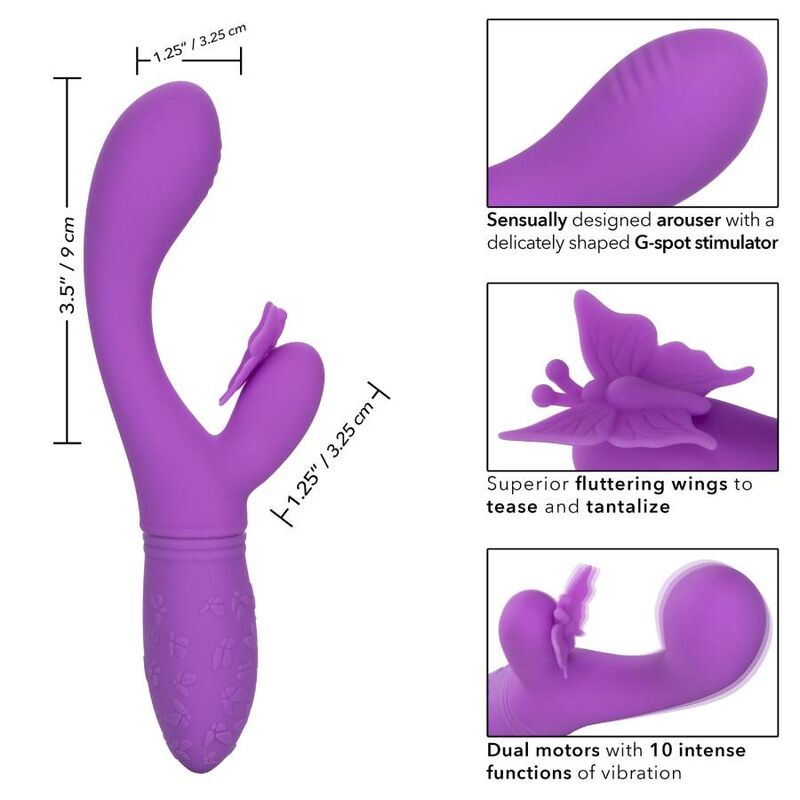 CALEXOTICS - BUTTERFLY KISS FLUTTER MASSAGGIATORE ROSA
