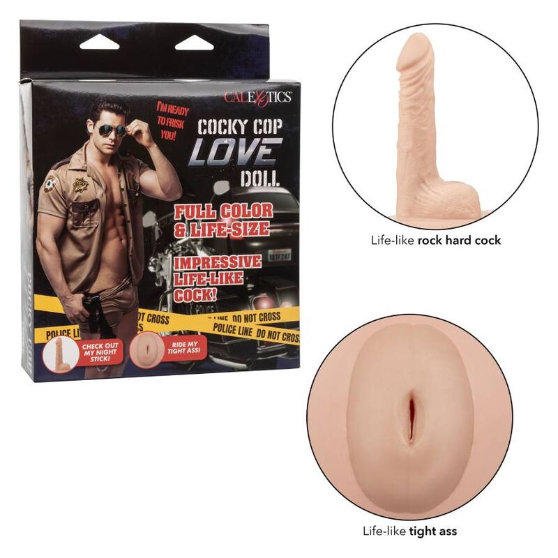 CALEXOTICS - COCKY COP LOVE DOLL BAMBOLO GONFIABILE