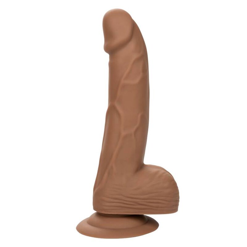 CALEXOTICS - ORECCHINI IN SILICONE 15,24 CM MARRONE