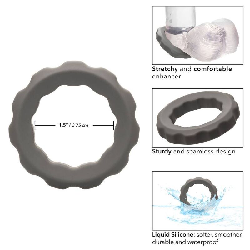 CALEXOTICS - ALPHA ERECT ANELLO PENE GRIGIO