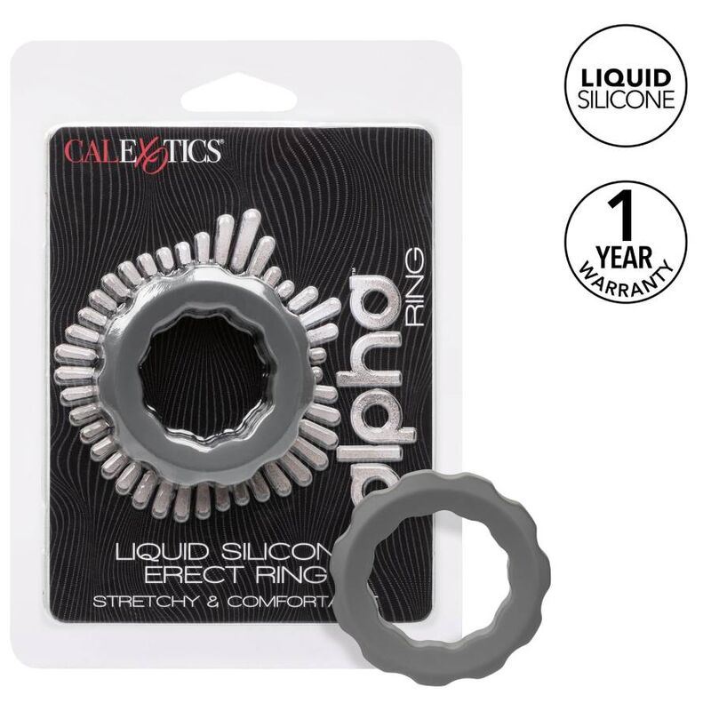 CALEXOTICS - ALPHA ERECT ANELLO PENE GRIGIO