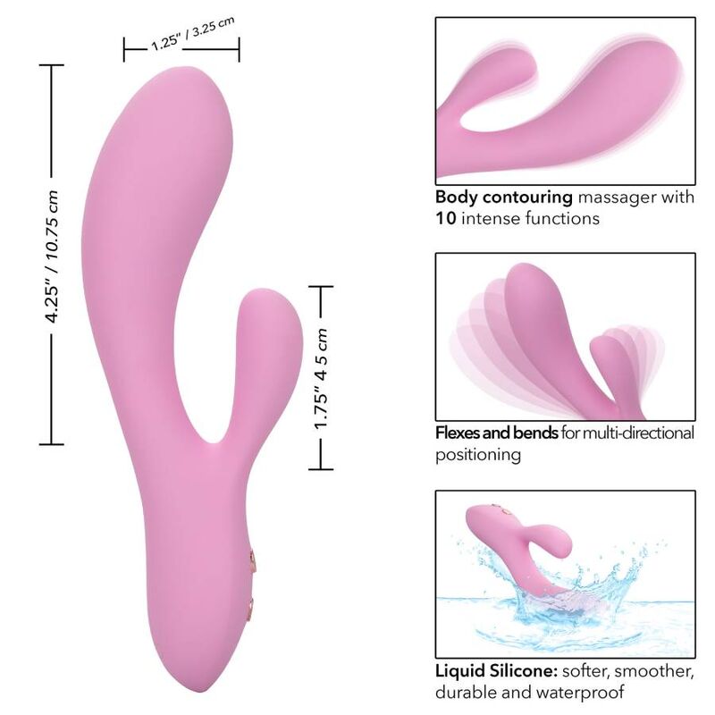CALEXOTICS - CONTOUR ZOIE VIBRATORE ROSA
