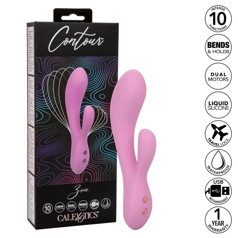 CALEXOTICS - CONTOUR ZOIE VIBRATORE ROSA