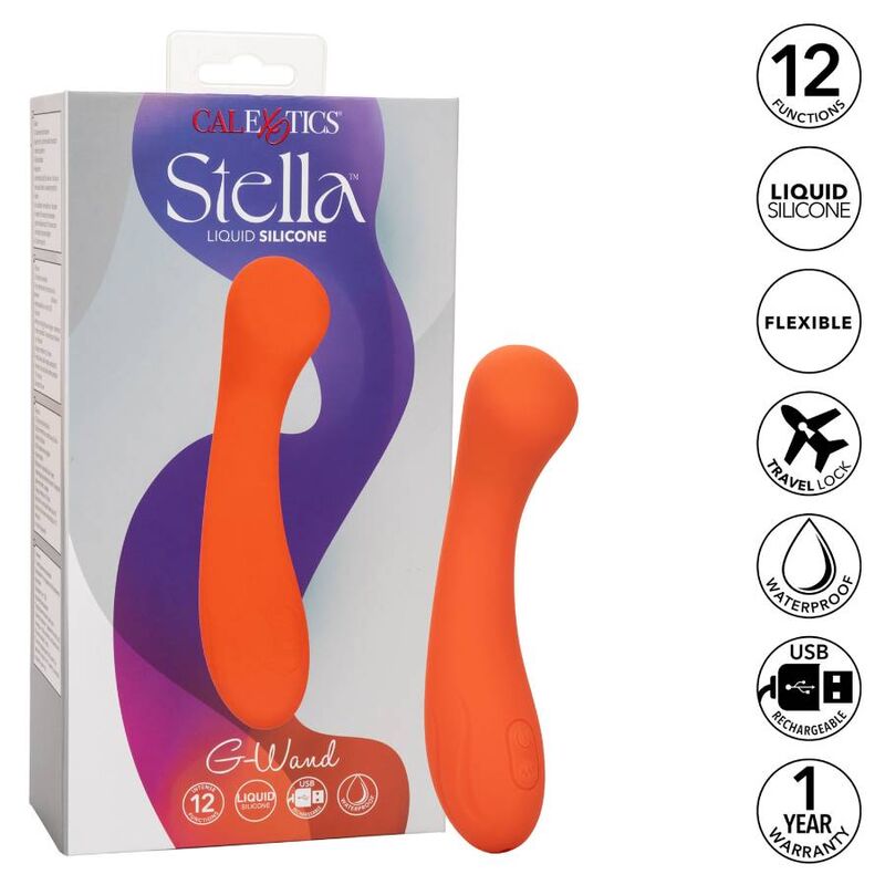 CALEXOTICS - STELLA G-WAND MASSAGGIATORE ARANCIONE