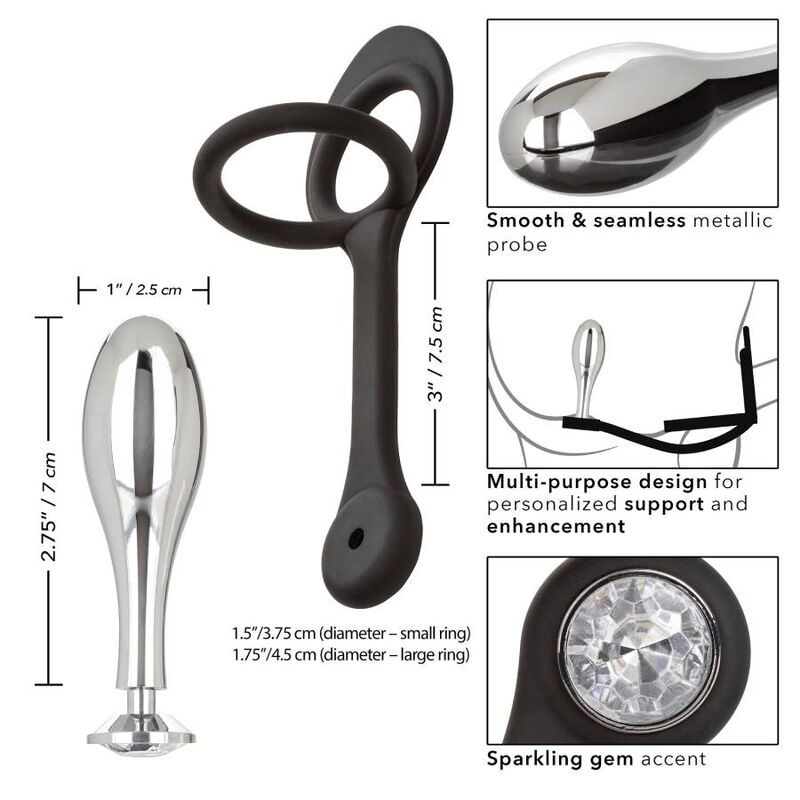CALEXOTICS - STAR FUCKER TEARDROP PLUG ANELLO PENE CON PLUG