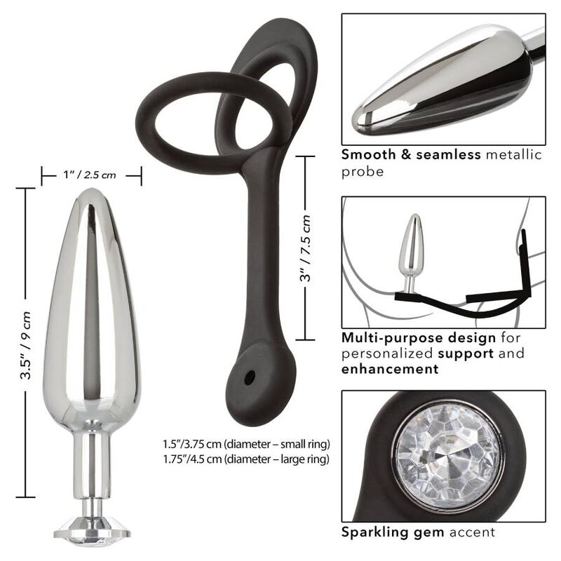 CALEXOTICS - STAR FUCKER SLIM PLUG ANELLO PENE CON PLUG