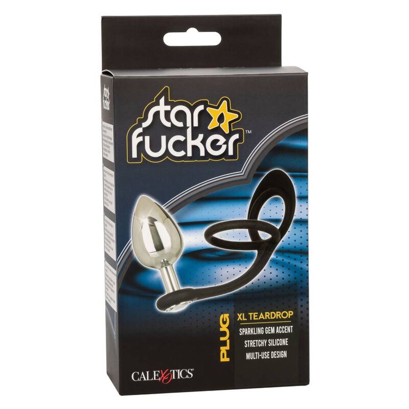 CALEXOTICS - STAR FUCKER XL TEARDROP PLUG ANELLO PENE CON PLUG