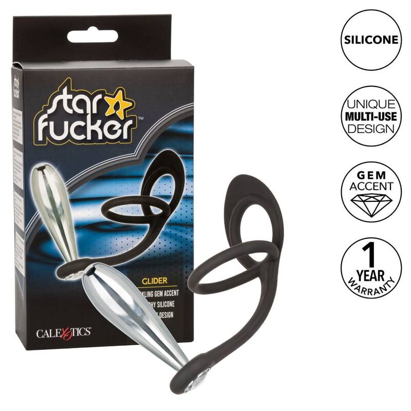 CALEXOTICS - STAR FUCKER GLIDER PLUG ANELLO PENE CON PLUG