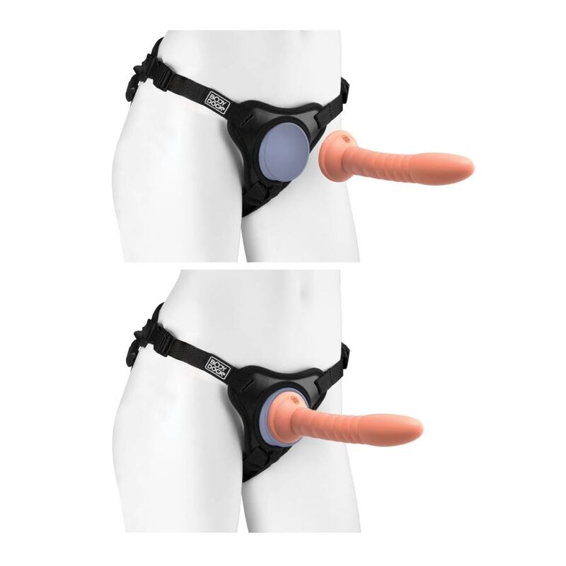 HARNESS STRAP-ON CON VENTOSA "BODY DOCK" - DILLIO