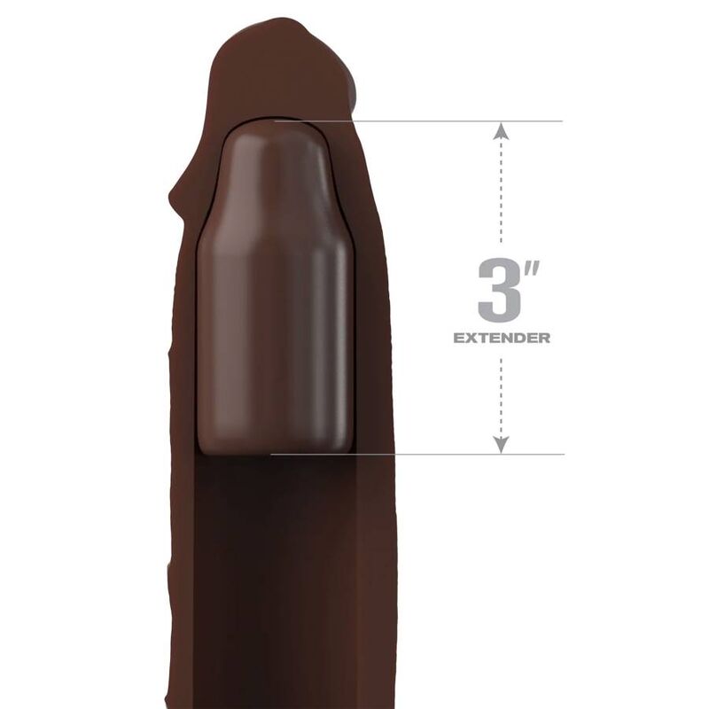 FANTASY X TENSIONS - PIPEDREAMS PROLUNGA CON CINTURINO 17,78 CM COLORE SCURO