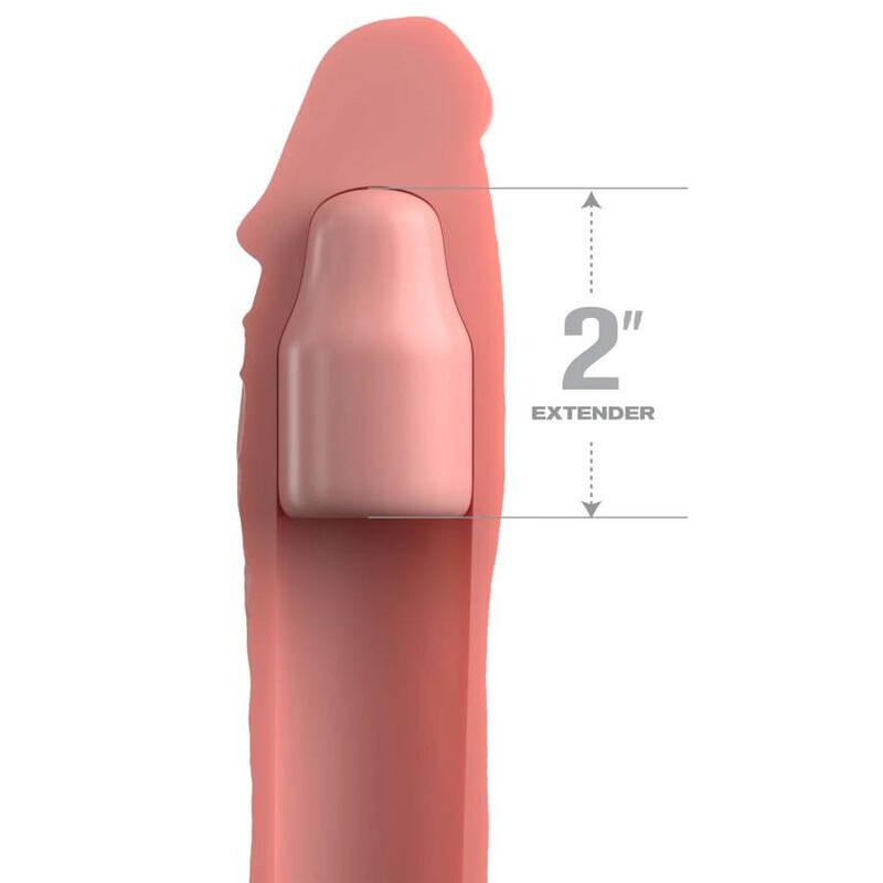 FANTASY X TENSIONS - PIPEDREAMS GUAINA 20,32 CM + 5,00 CM PROLUNGA REMOVIBILE NUDE