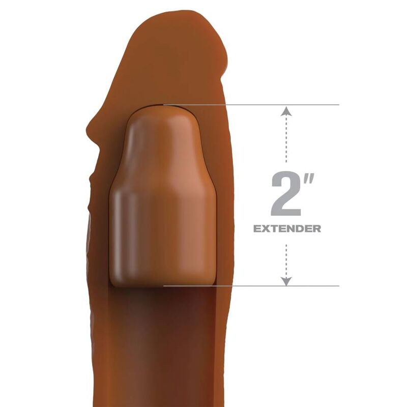 FANTASY X TENSIONS - PIPEDREAMS GUAINA 20,32 CM + 5,00 CM PROLUNGA REMOVIBILE CARAMELLO