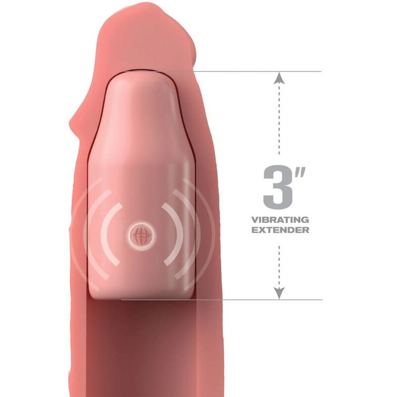 FANTASY X TENSIONS - PIPEDREAMS SLEEVE 22,86 CM + 7,62 CM PROLUNGA REMOVIBILE NUDE