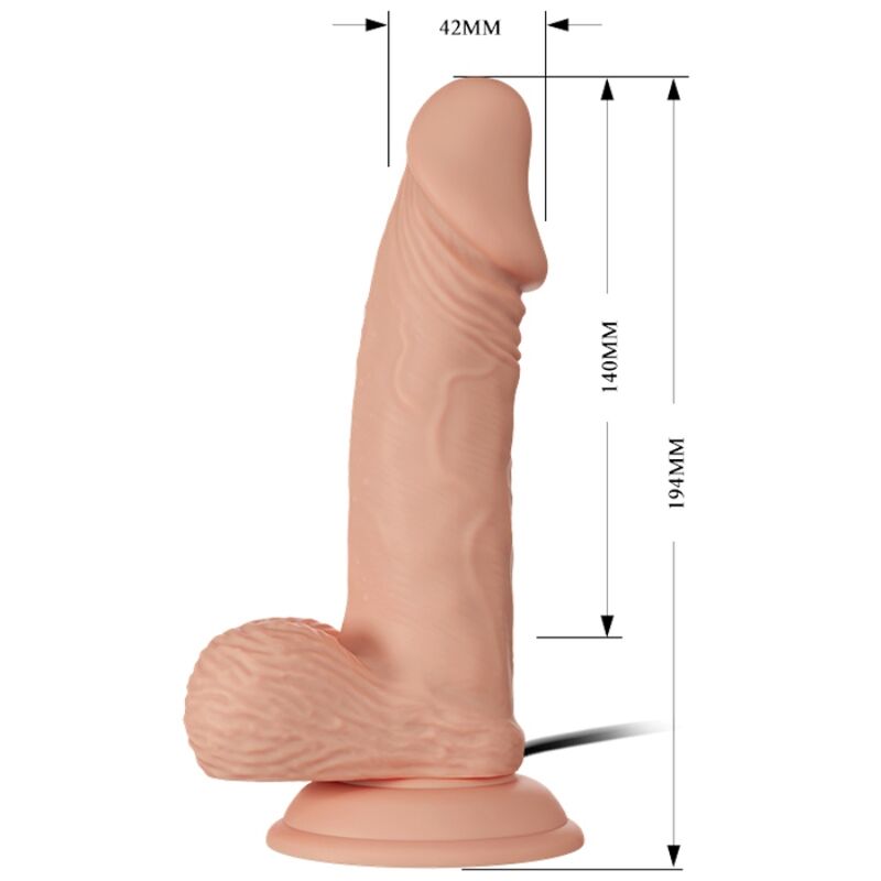 BAILE - BEAUTIFUL ENCOUNTER ZEBULON VIBRATORE REALISTICO 19,4 CM