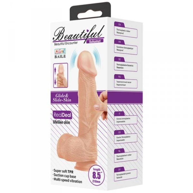 BAILE - BEAUTIFUL ENCOUNTER BAHAMUT VIBRATORE REALISTICO 21,8 CM