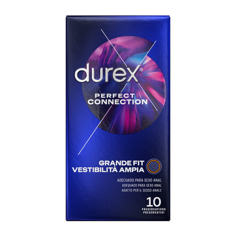 DUREX PERFECT CONNECTION - PRESERVATIVI SILICONE EXTRA LUBRIFICAZIONE 10 UNITÀ