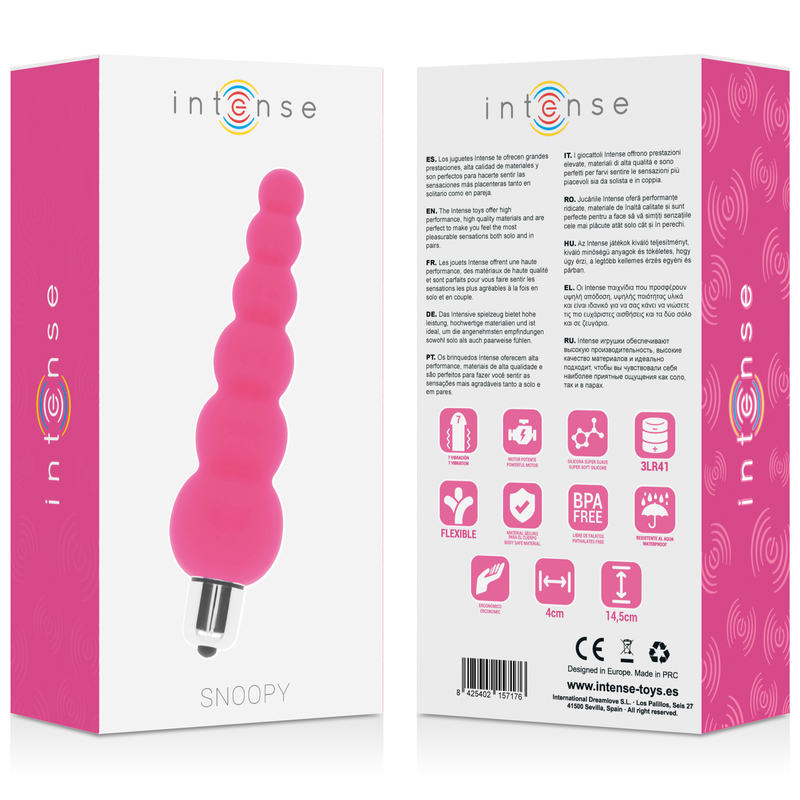 INTENSE - SNOOPY VIBRATORE 7 MODALITA' SILICONE ROSA