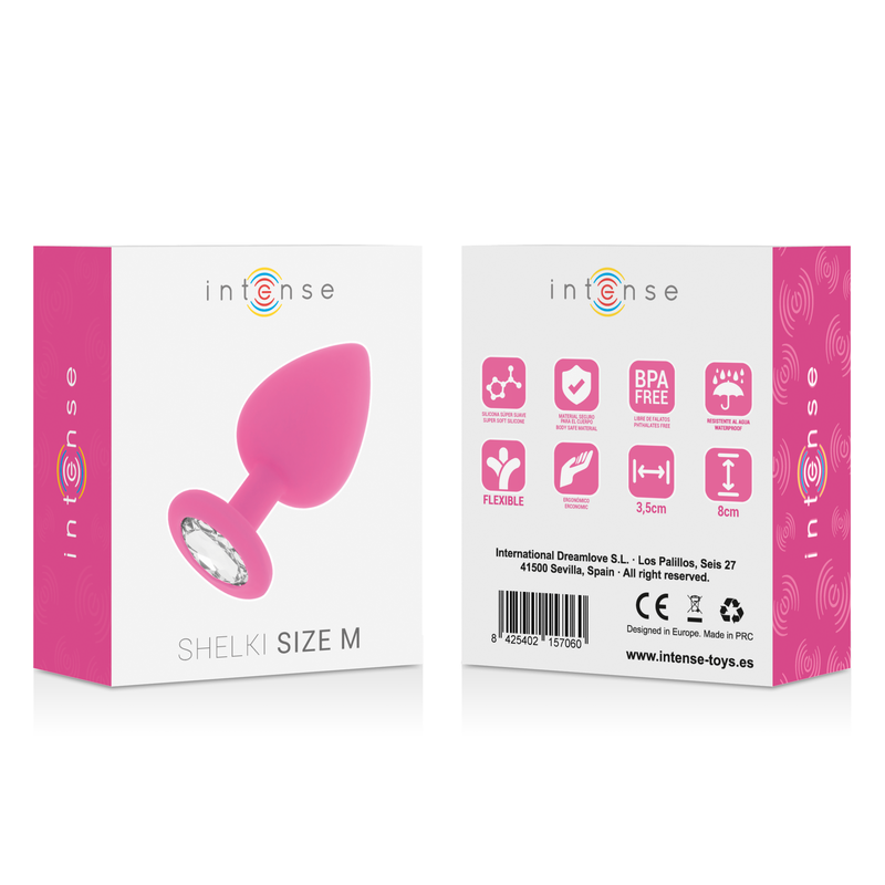 INTENSE - SHELKI PLUG ANALE MISURA M ROSA