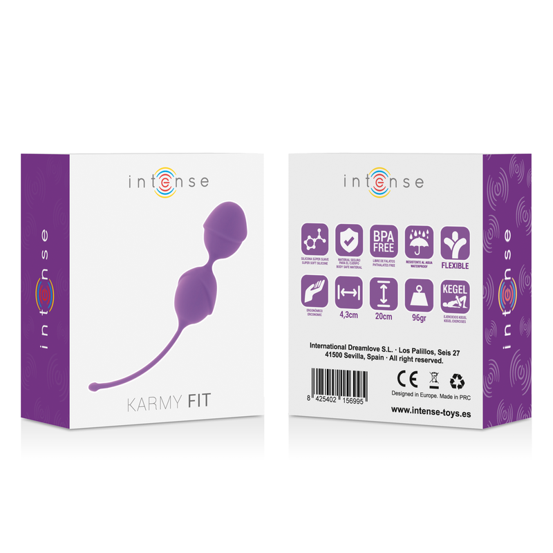 INTENSE - KARMY PALLINE DI KEGEL IN SILICONE LILLA