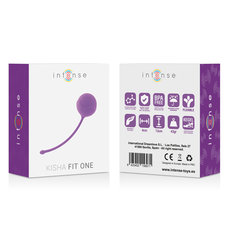 INTENSE - KISHA FIT ONE PALLINA DI KEGEL IN SILICONE LILLA