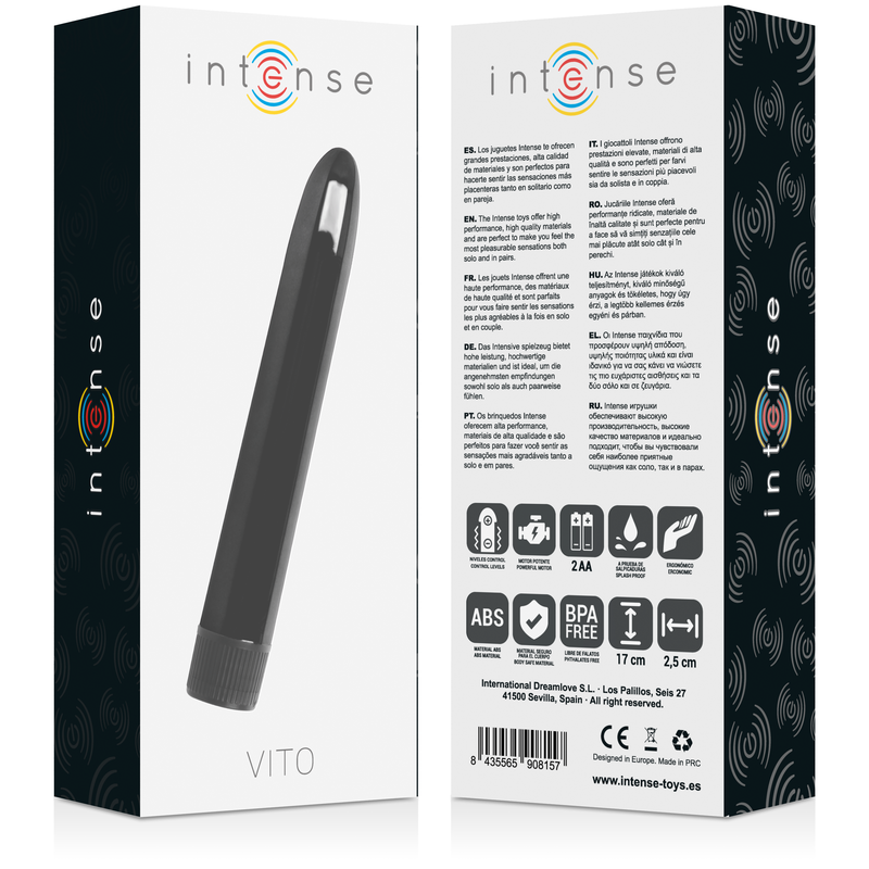 INTENSE - VITO VIBRATORE NERO