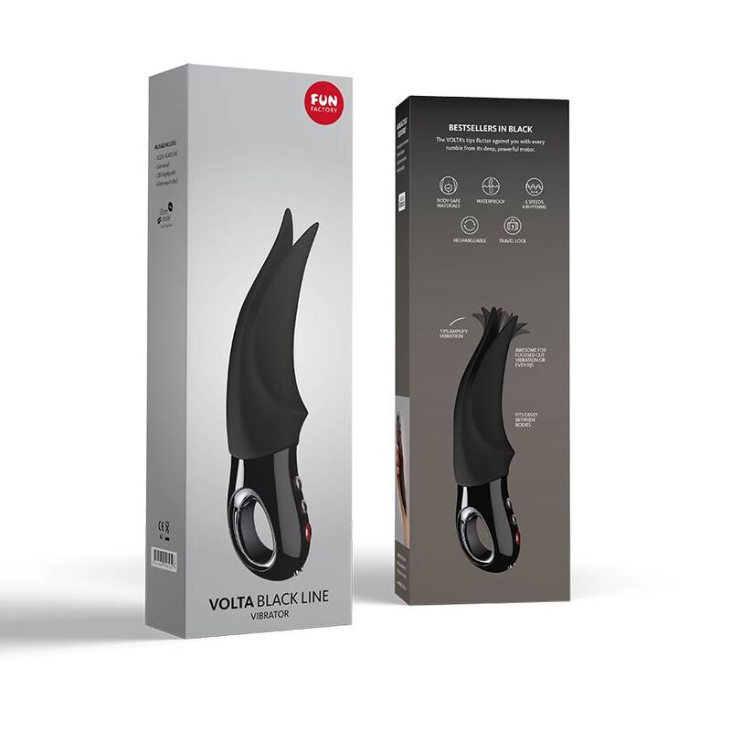 FUN FACTORY - VOLTA G5 VIBRATORE CLITORIDEO NERO