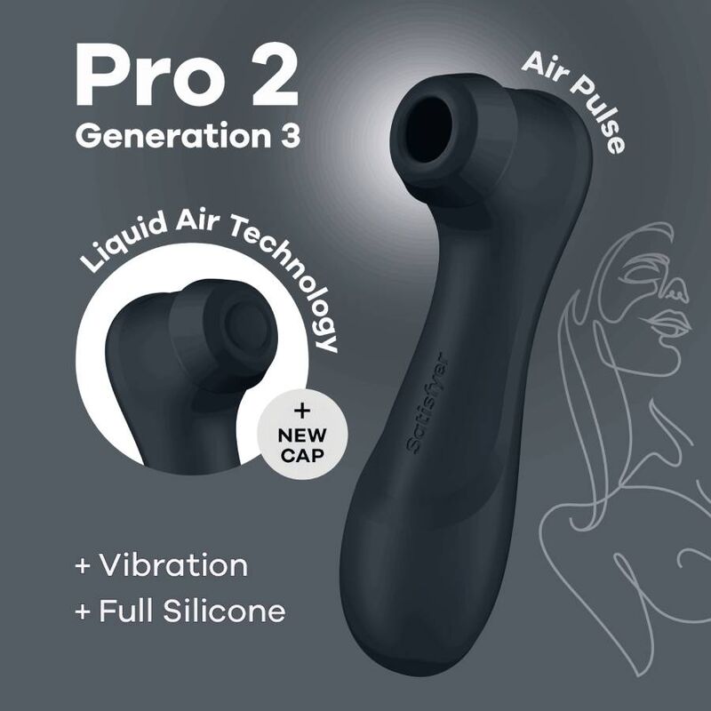 SATISFYER - PRO 2 GENERATION 3 SUCCHIA CLITORIDE AIR PULSE