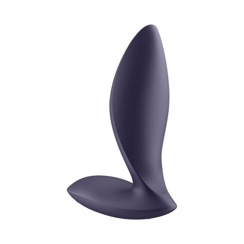 SATISFYER - POWER PLUG ANALE VIBRANTE CON APP VIOLA