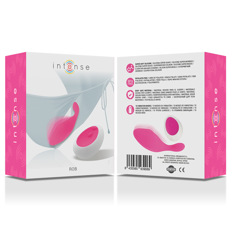 INTENSE - ROB VIBRATORE DA MUTANDINA CON TELECOMANDO ROSA