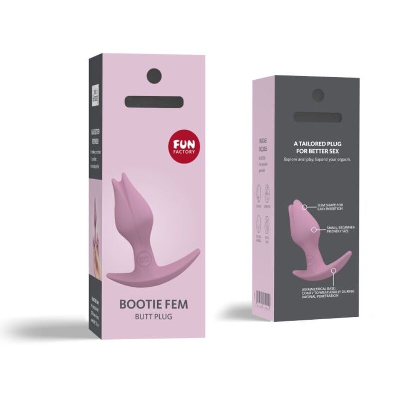 FUN FACTORY - BOOTIE FEM PLUG ANALE FEMMINILE ROSA