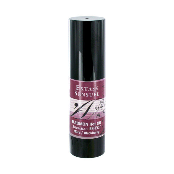EXTASE SENSUAL - OLIO DA MASSAGGIO AROMA MORA EFFETTO RISCALDANTE CON FEROMONI 30 ML