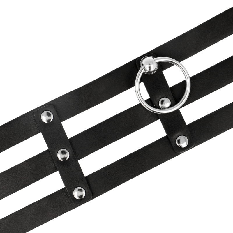 COQUETTE CHIC DESIRE - CHOKER IN PELLE VEGANA STILE FETISH
