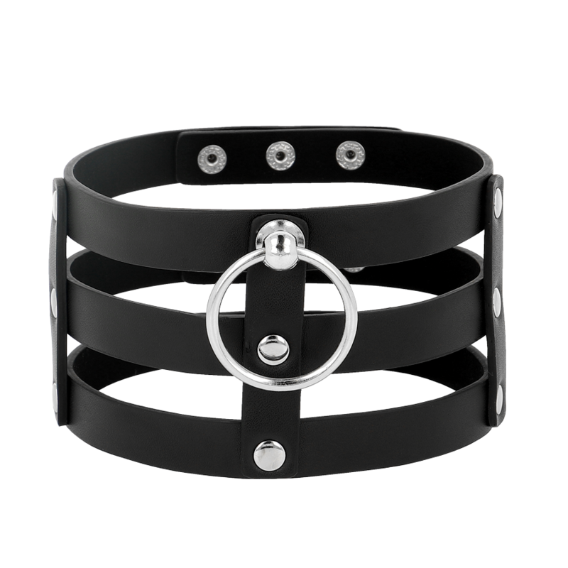 COQUETTE CHIC DESIRE - CHOKER IN PELLE VEGANA STILE FETISH