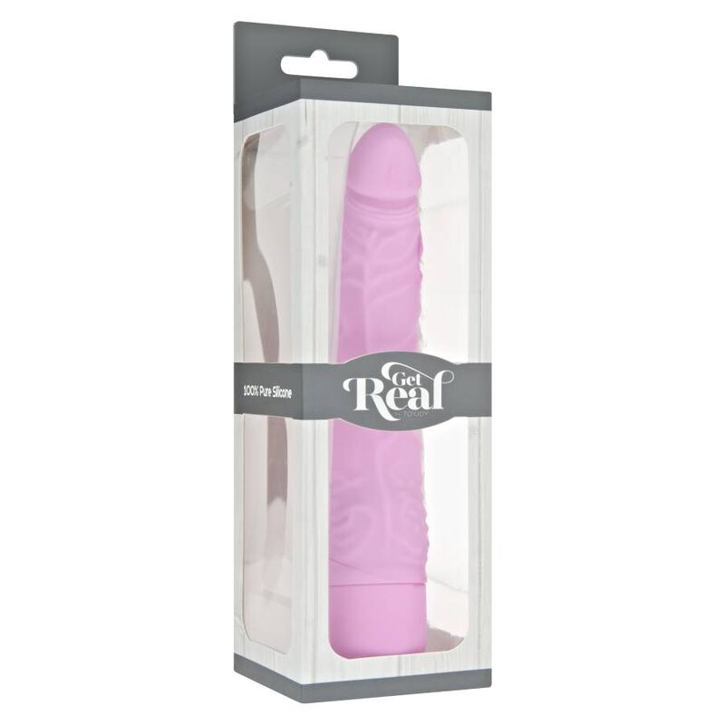 GET REAL - CLASSIC SLIM VIBRATORE ROSA
