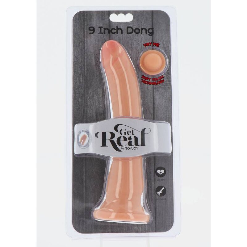GET REAL - DONG DOPPIA DENSITÀ 20,5 CM CARNE