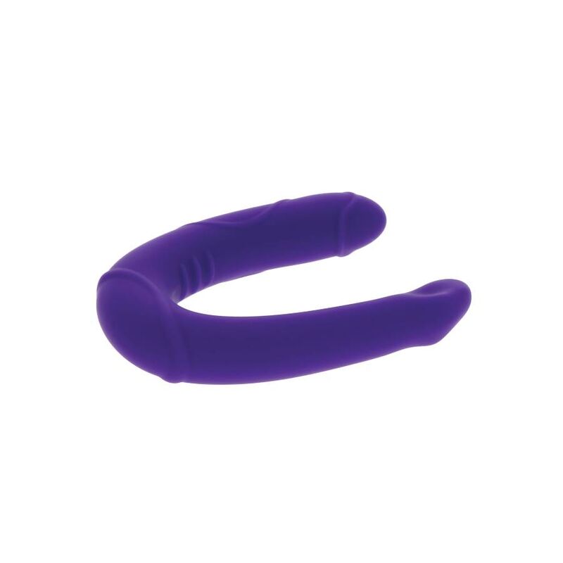 GET REAL - MINI DOPPIO DONG REALISTICO VIOLA