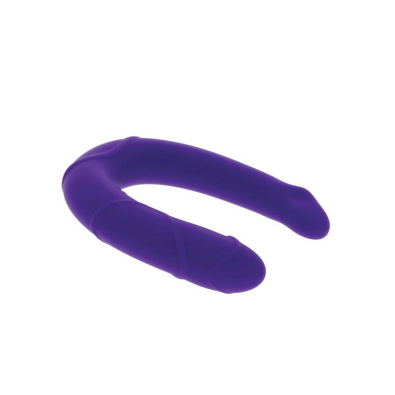 GET REAL - MINI DOPPIO DONG REALISTICO VIOLA