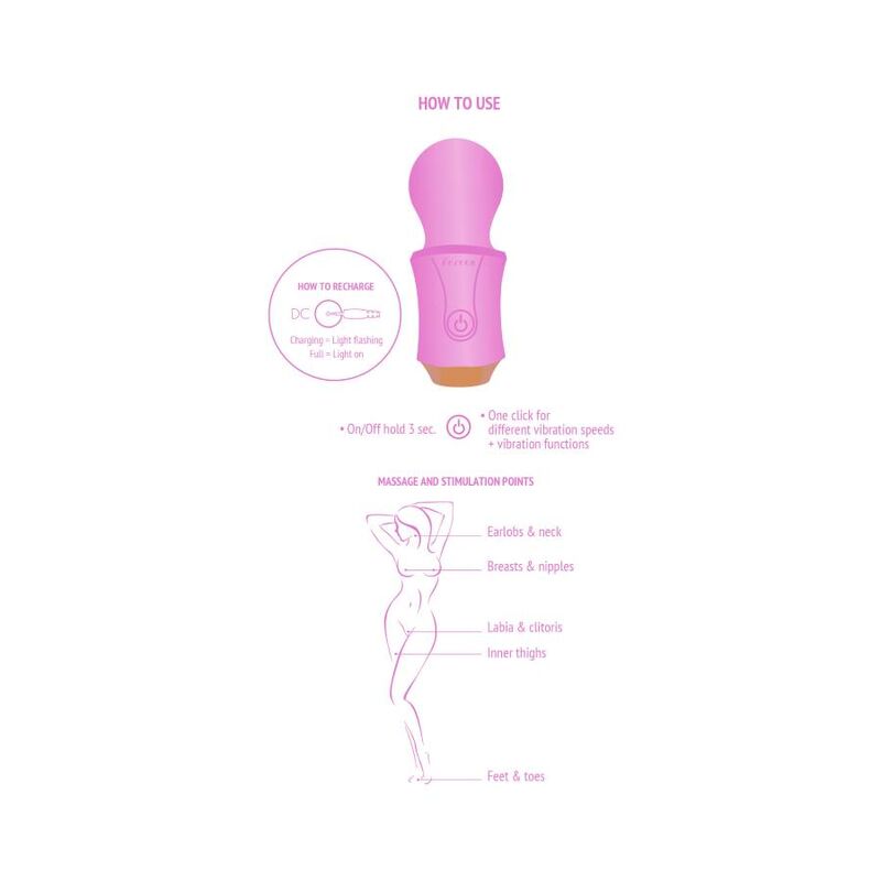 XOCOON - THE TRAVELLER WAND MASSAGGIATORE FUCSIA