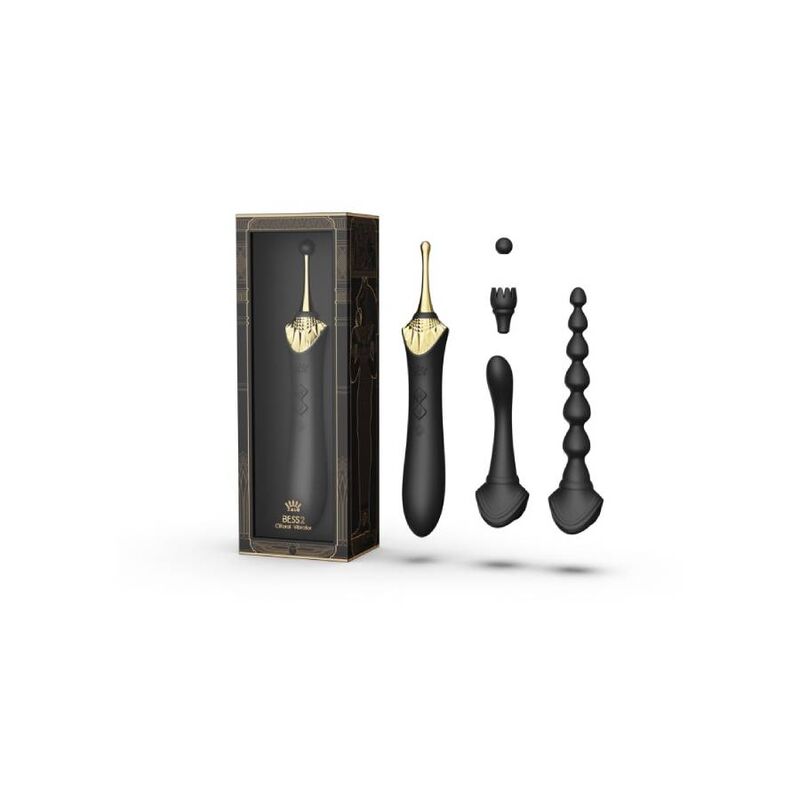 ZALO - BESS 2 MASSAGGIATORE CLITORIDEO NERO