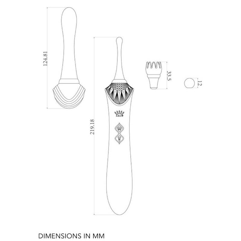 ZALO - BESS 2 MASSAGGIATORE CLITORIDEO NERO
