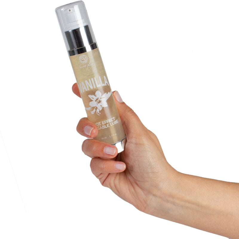 SECRETPLAY - LUBRIFICANTE 2-1 AROMA VANIGLIA EFFETTO CALORE 50 ML
