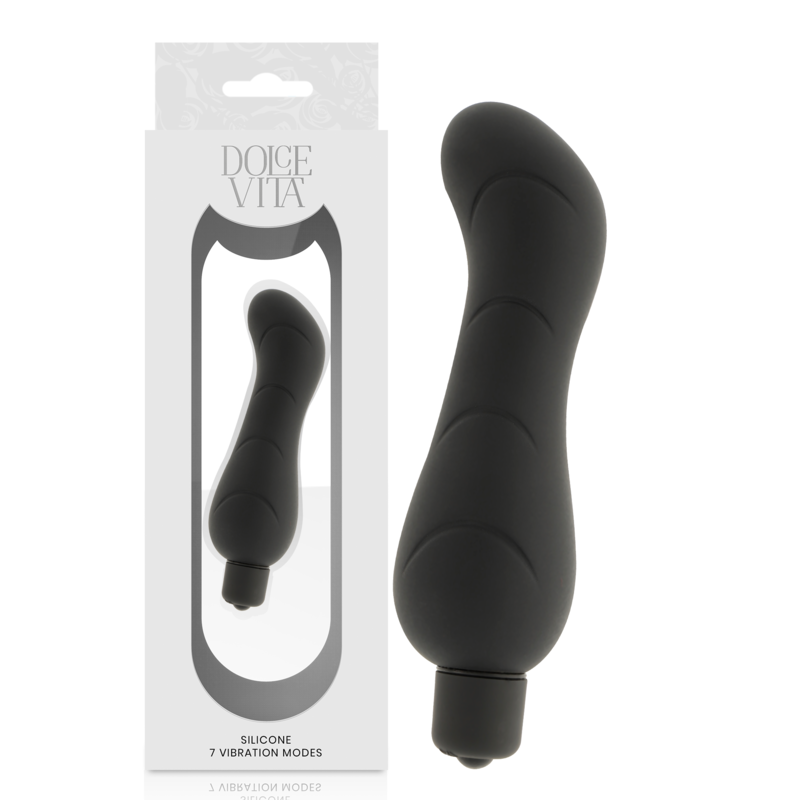DOLCE VITA - G-SPOT VIBRATORE IN SILICONE NERO