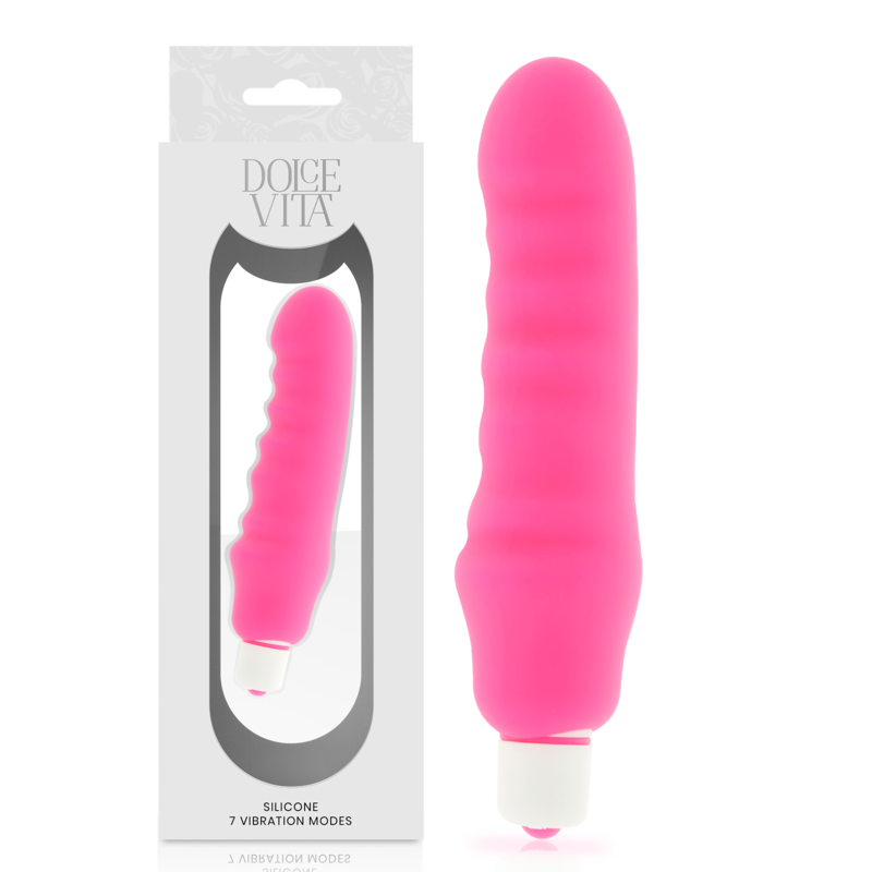DOLCE VITA - GENIUS VIBRATORE IN SILICONE ROSA
