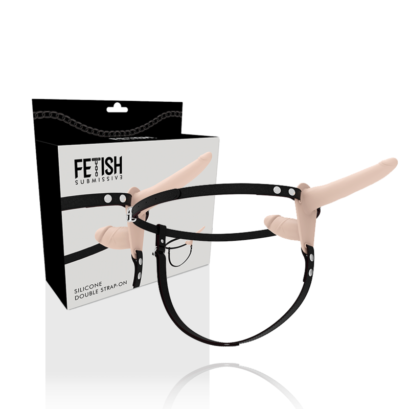 FETISH SUBMISSIVE - HARNESS DOPPIA PENETRAZIONE NUDE