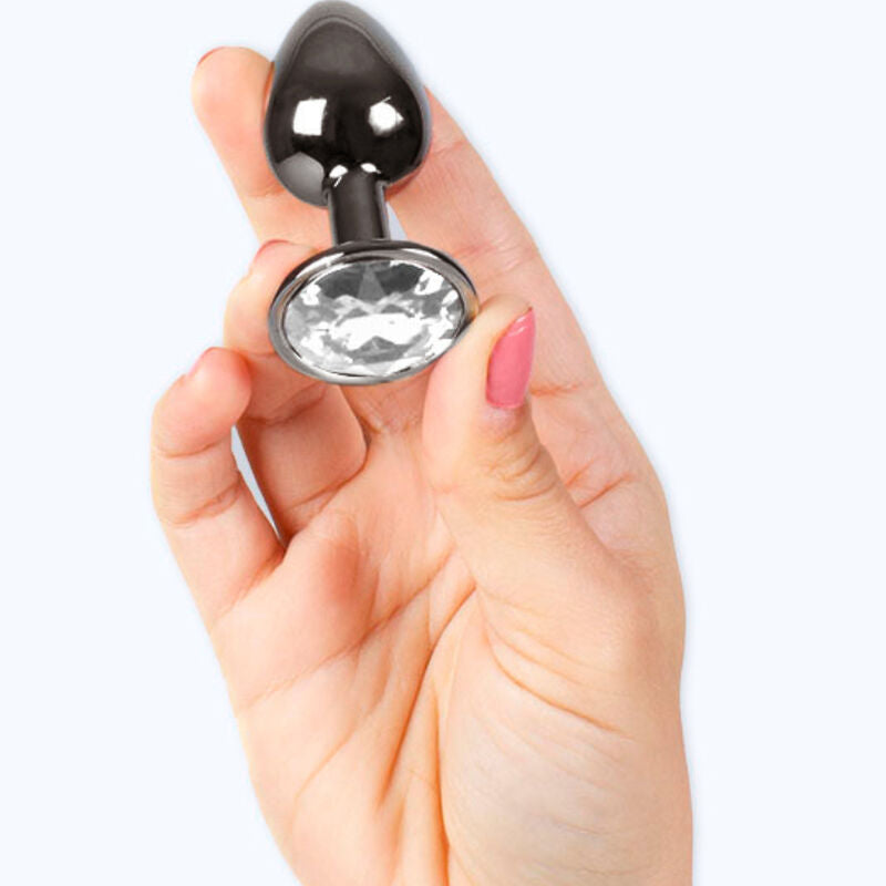 SECRETPLAY - PLUG ANALE GUNMETAL PICCOLO 7 CM