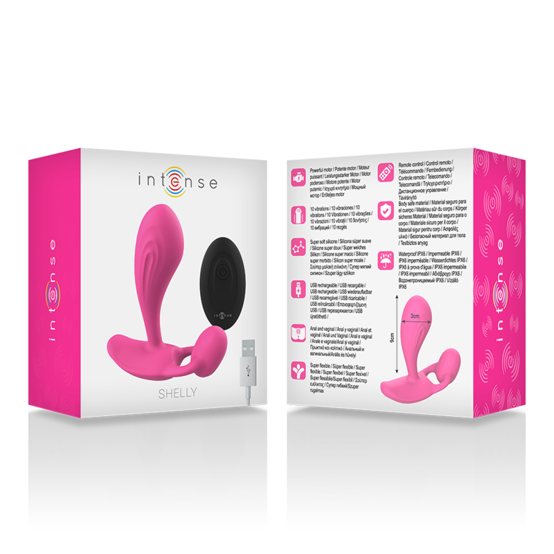 INTENSE - SHELLY PLUG ANALE TELECOMANDO ROSA