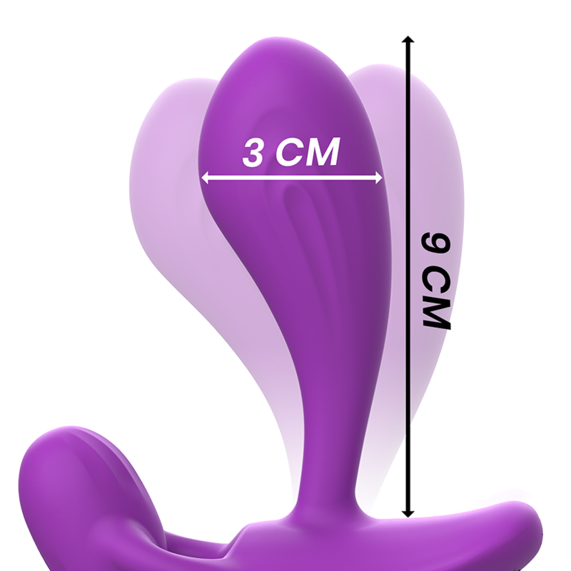 INTENSE - SHELLY PLUG ANALE TELECOMANDO VIOLA